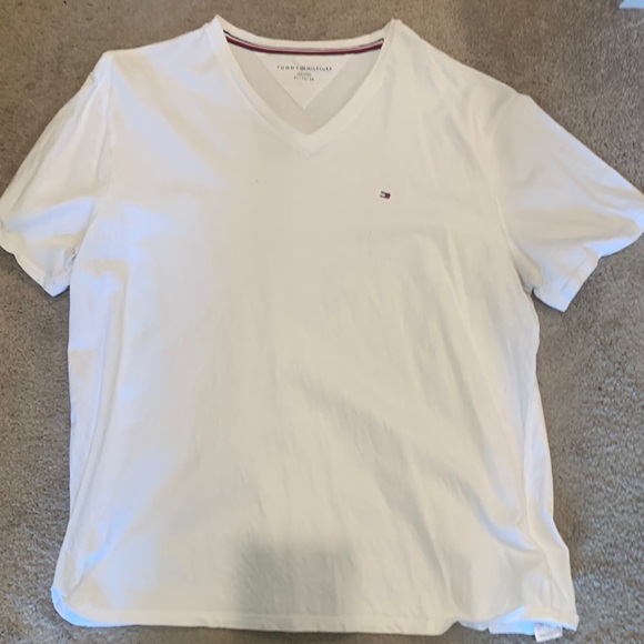 Tommy Hilfiger V-Neck T Shirt - Picture 1 of 2